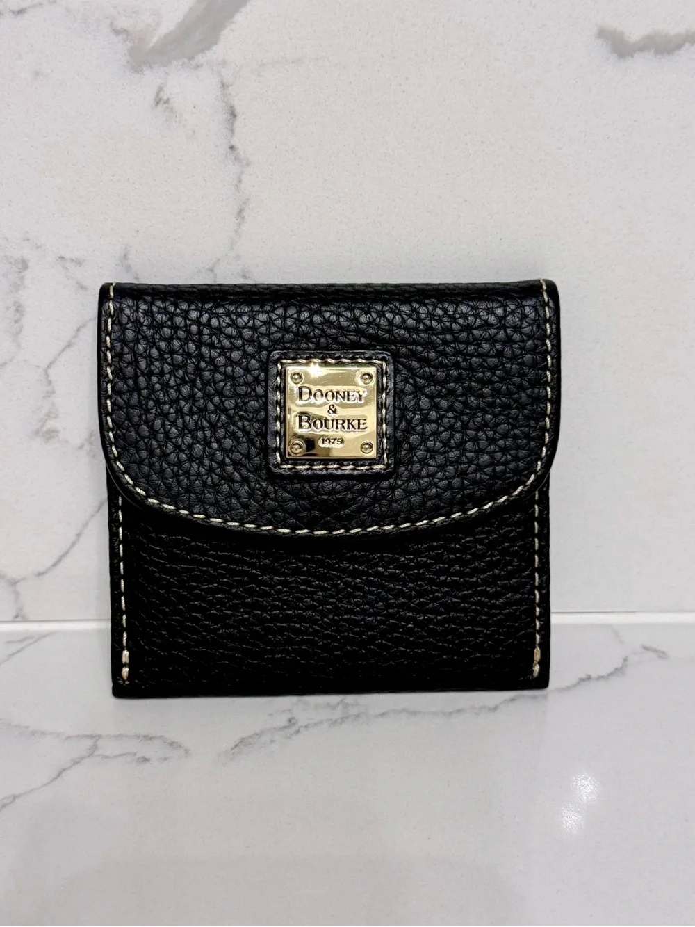 Dooney & Bourke Pebble Grain Small Flap Wallet - NWT